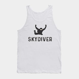 Skydiver parachute - Jump into the void Tank Top